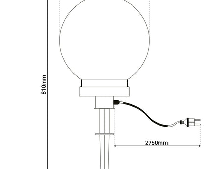 Buiten de Spitical Spit: 50 cm "Ball"