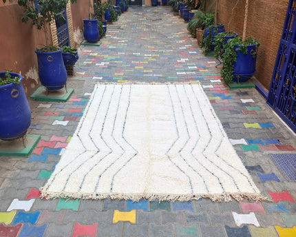 Authentiek Berber vloerkleed in Khémisset wol 200 x 300 cm