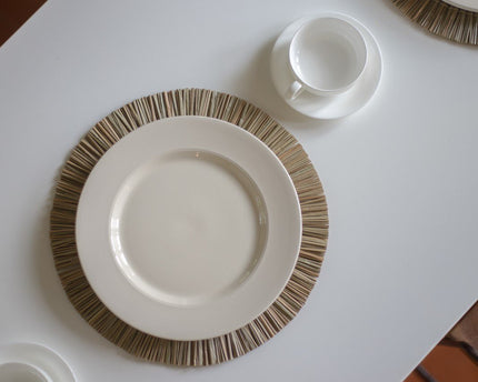 Placemat (Set van 2, 4 of 6) 35 cm | Tafelmat ALANG gemaakt van zeegras