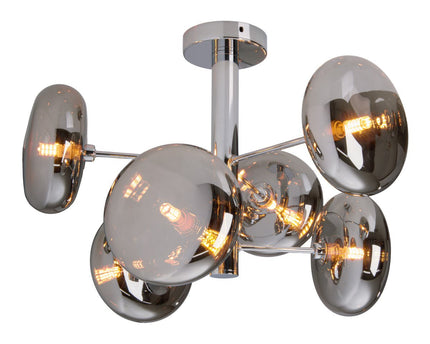 Plafondlamp "Orion" Smoky, Ø Caug.