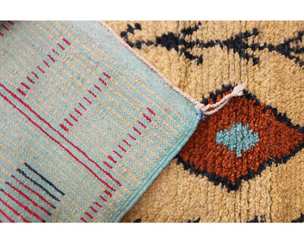 Zuiver wollen Marokkaans Berber halkleed 73 x 343 cm