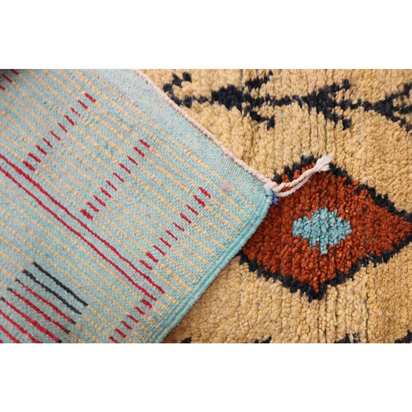 Zuiver wollen Marokkaans Berber halkleed 73 x 343 cm