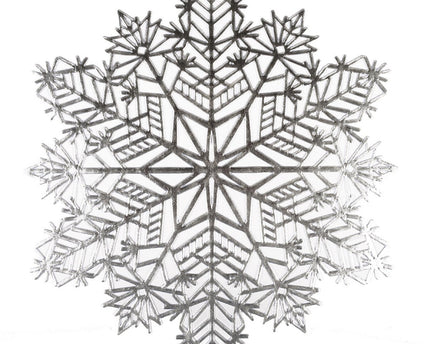 ZILVEREN SNEEUWVLOKSCHAAL