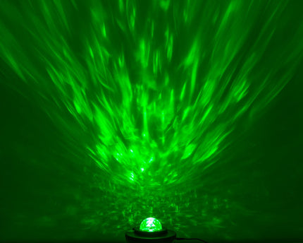 Atmosferische Galaxy LED -projector, decoratieve verlichting gemaakt van plastic, kleurrijke, geïntegreerde LED, voor binnen