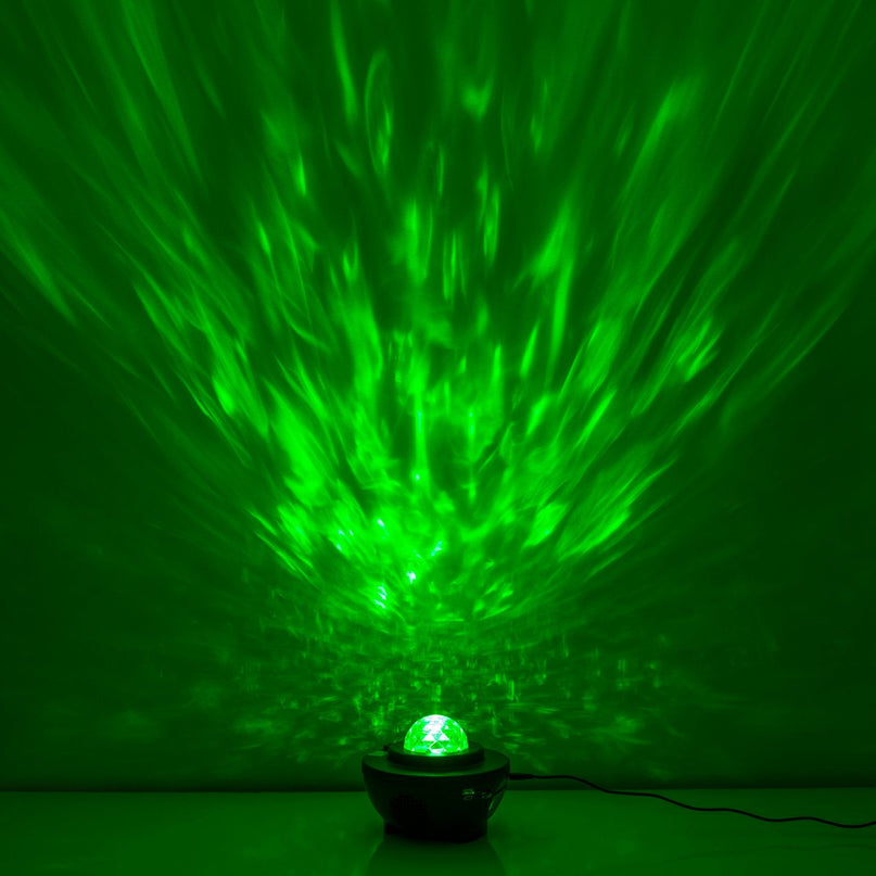 Atmosferische Galaxy LED -projector, decoratieve verlichting gemaakt van plastic, kleurrijke, geïntegreerde LED, voor binnen