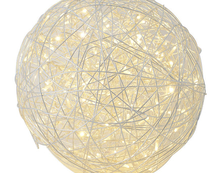 LED Outer Ball "Mistle" Ø 50 cm, voor buiten, vloerlamp - metaal - aluminium - met geïntegreerde LED - Decoratie buiten
