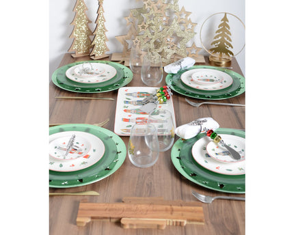 Kerstboom houten decoratie H. 59cm