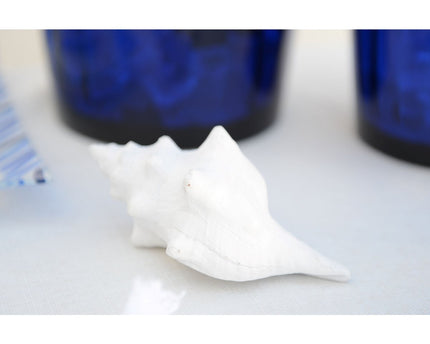 Decoratieve witte schaal 12,5x7x5cm