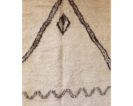Zuiver wollen Marokkaans Berber-tapijt 195 x 311 cm