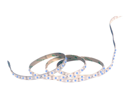 Led "Stripe" ca. 5 m lang, met 2 Flex -bindmiddelen en plug -in voeding; 300 LED's, blauw.