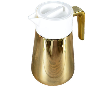 Gouden en wit geïsoleerd koffiezetapparaat 1L