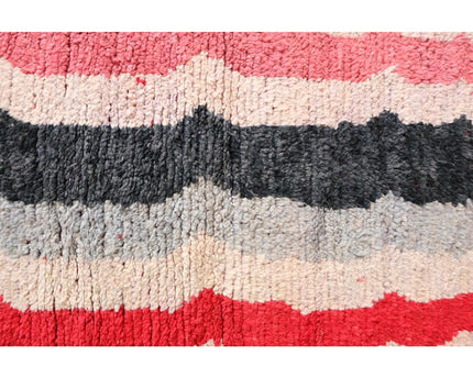 Zuiver wollen Marokkaans Berber halkleed 71 x 353 cm