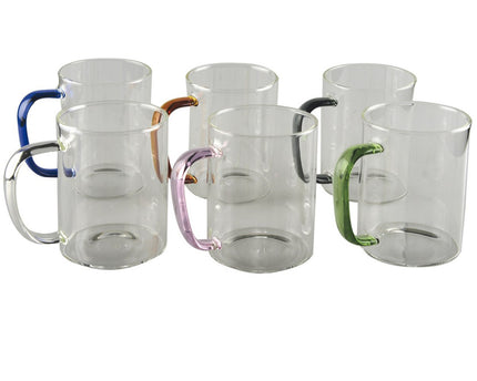 420 ml kleurenmokken - set van 6