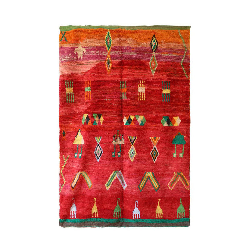 Zuiver wollen Marokkaans Berber-tapijt 177 x 262 cm
