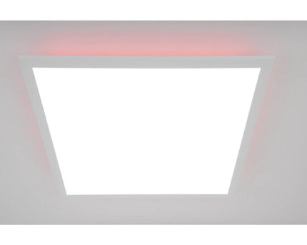 Smart Home LED -achtergrondverlichting Paneel zijlengte 45 cm, veel functies, transportlamp gemaakt van metaal en plastic, geïntegreerde LED's