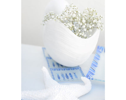 Decoratieve witte ster 24x24x5cm