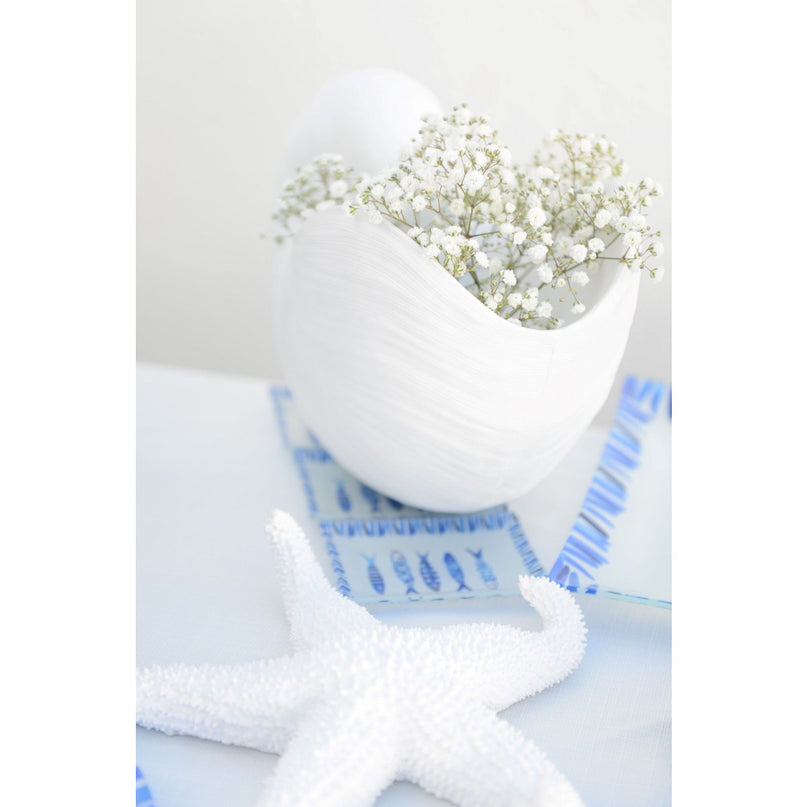 Decoratieve witte ster 24x24x5cm