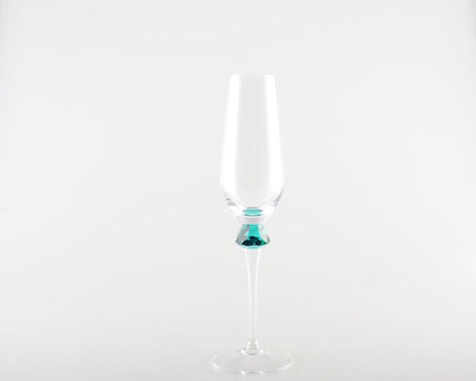 Flutes met 4 -gekleurde diamantvoet - veel van 4