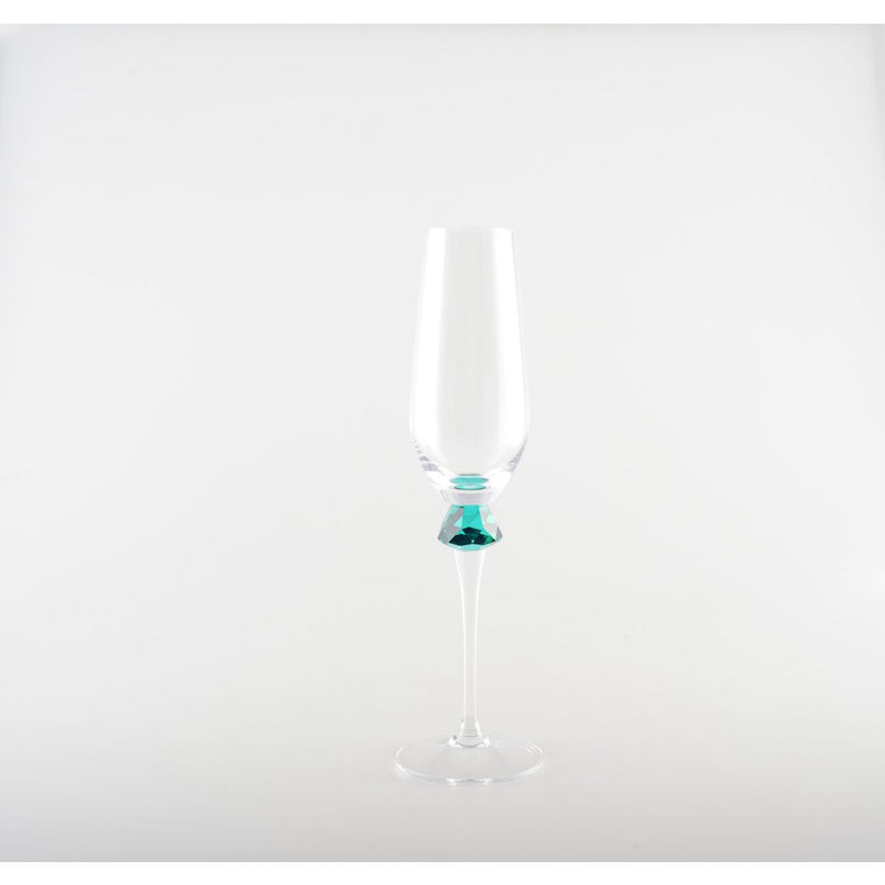 Flutes met 4 -gekleurde diamantvoet - veel van 4