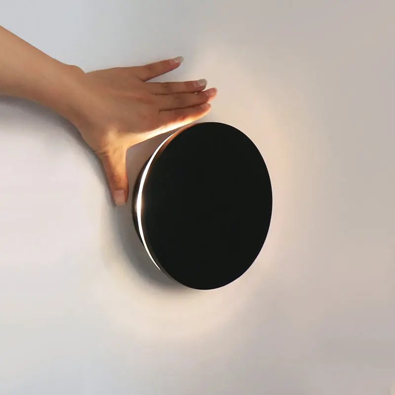 Lou Black draadloos wandlicht - Oplaadbaar en dimpelbaar met aanraakregeling - 2700K warm licht