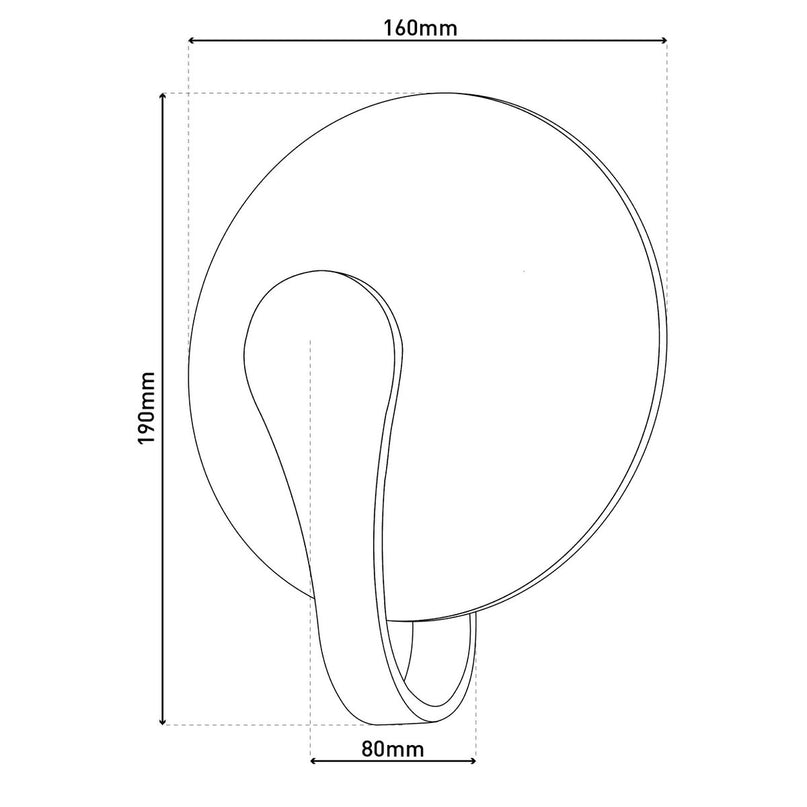 LED-wandlamp "Stan"