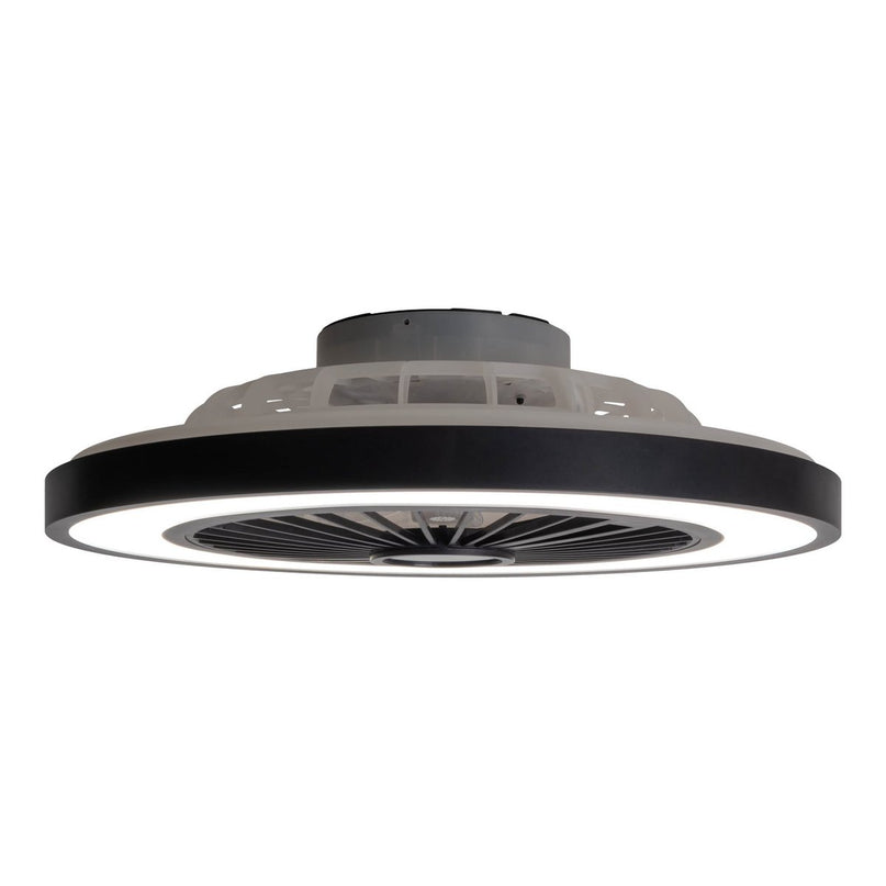 LED -plafondlichten + ventilator "arrioso" Ø 54 cm, gemaakt van metaal en plastic, met veel functies