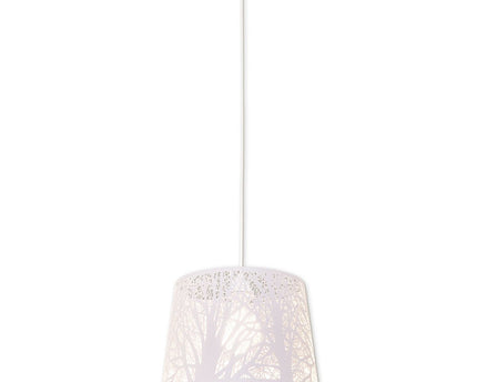 Hanglamp "White Wood" met takdecor