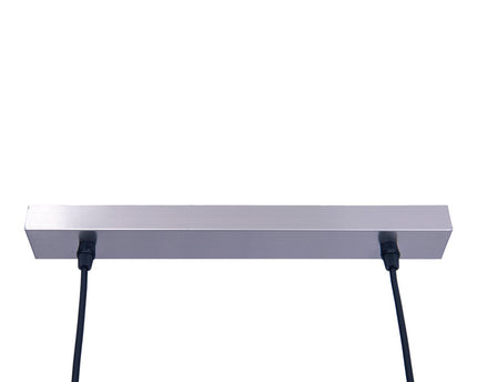 4 hanger lamp "maron" gemaakt van metalen satine-meter met stof paraplu's in bruin, met E14-aansluiting, lamp voor woonkamer of eetkamer, 71,5 x 12 cm