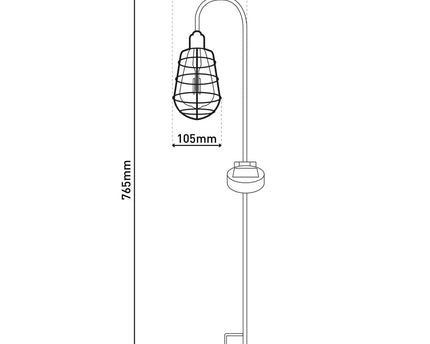 2 Set LED Decoratief Solar Earth Spit "Gitti" H: 76,5 cm, voor buiten, gemalen spiesjes gemaakt van metaal en plastic, in oude maaltijd, met geïntegreerde LED