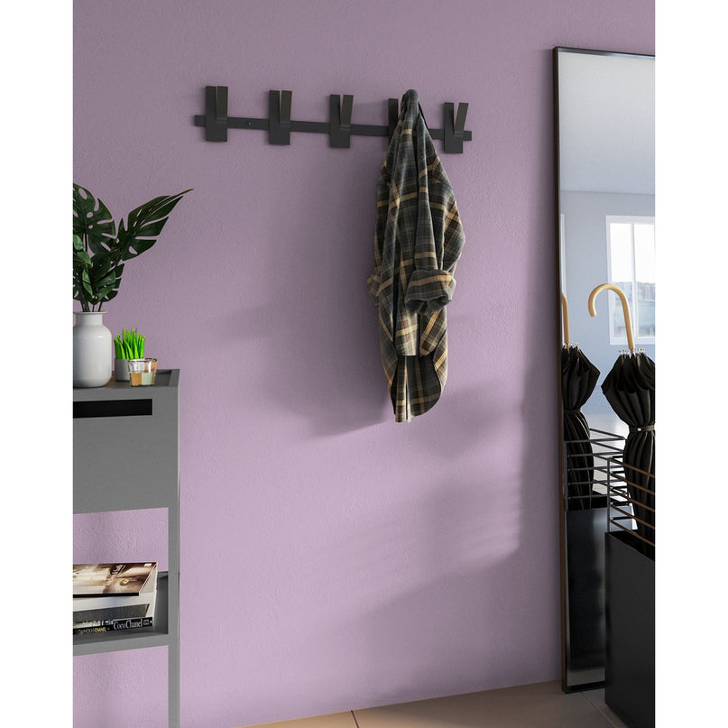 Gorillz Incision - Kapstok - Wandkapstok - 10 Kapstok haken - Metaal - Zwart