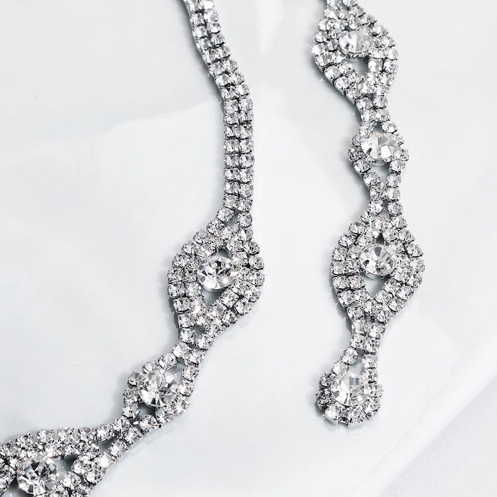 Bridal Back ketting voor de bruiloft