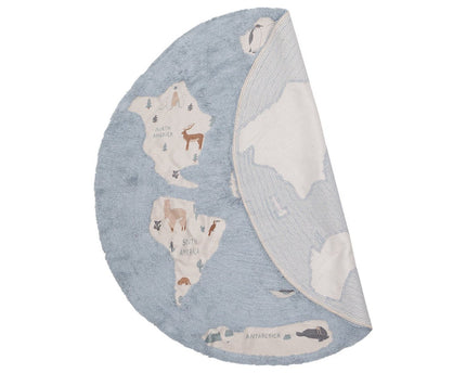 Tapis enfant lavable MONDE