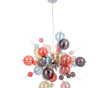 Hanger lamp "explosie" pastelkleuren