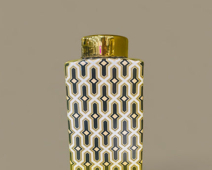 Zwart Gouden Pot (groot formaat)
