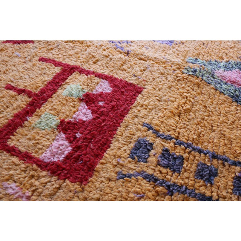 Zuiver wollen Marokkaans Berber-tapijt 151 x 248 cm