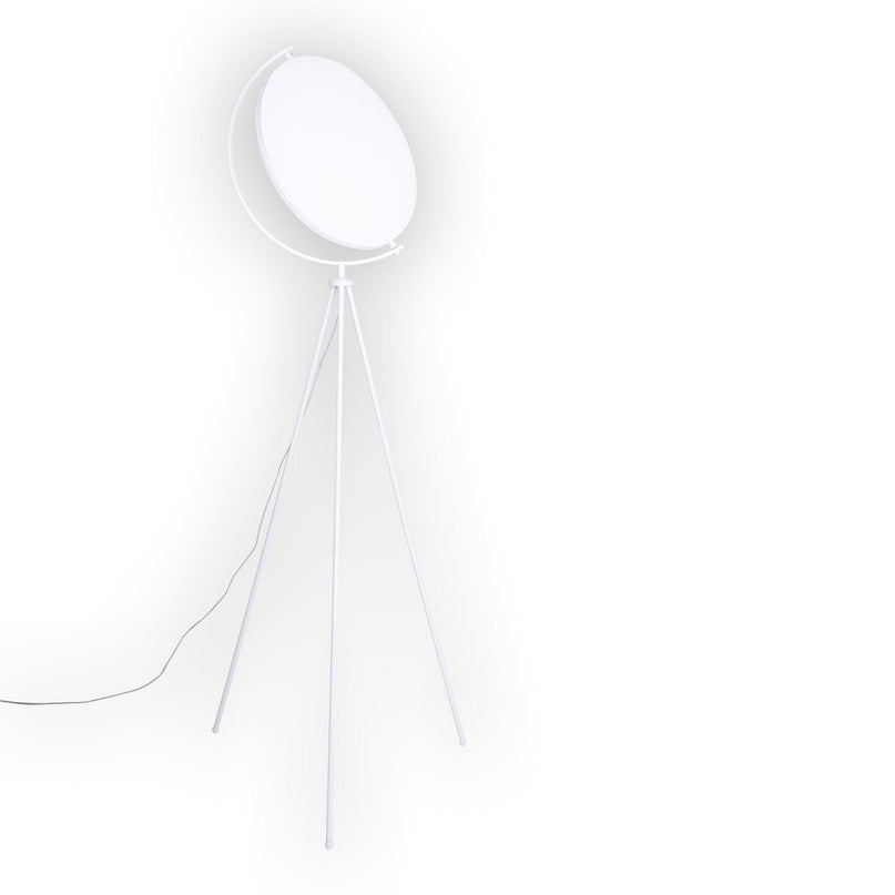 Textiel vloerlamp "Munega" h: 156cm