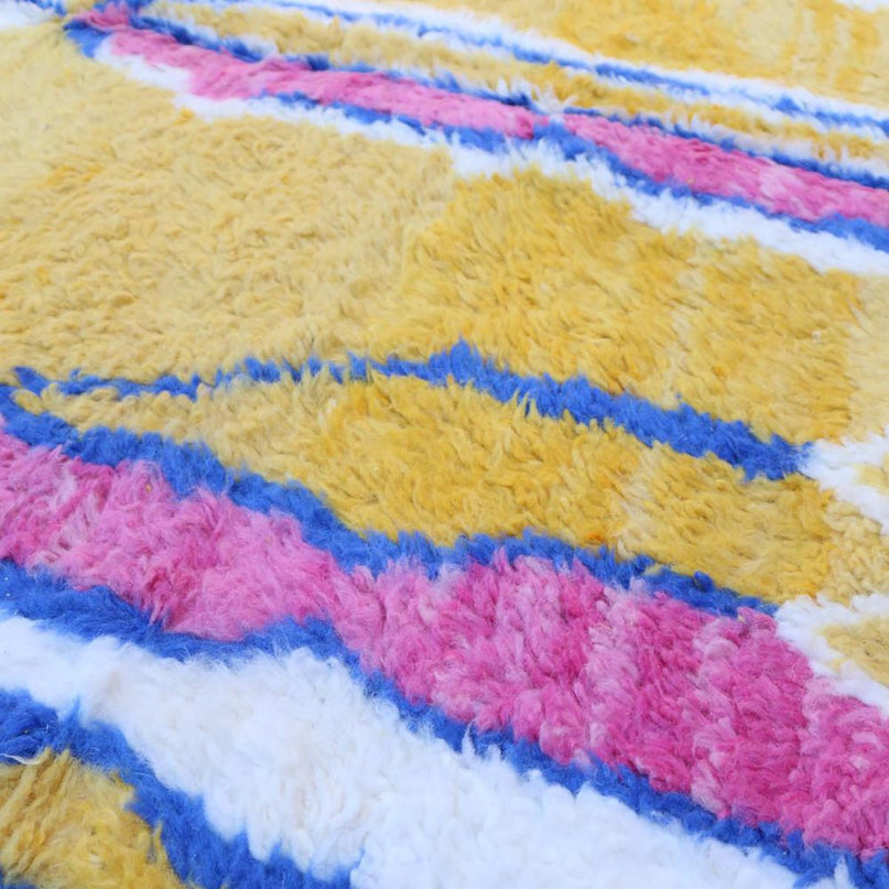 Zuiver wollen Marokkaans Berberkleed 145 x 259 cm