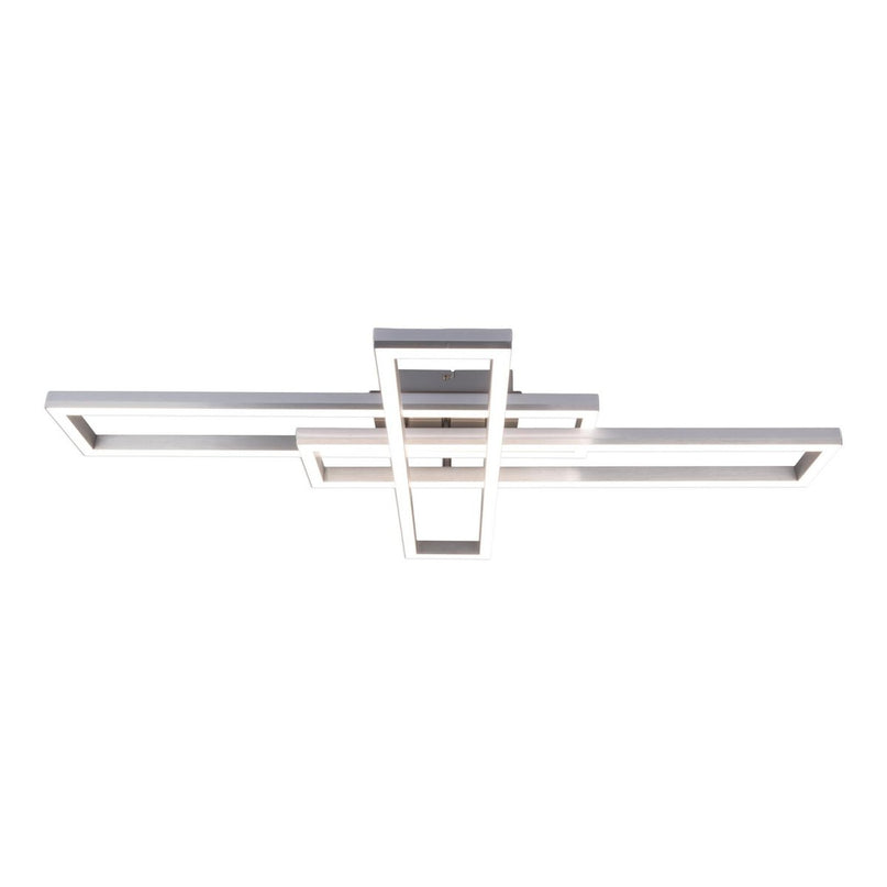 LED CCT-plafondlamp + RGB-backlight "Bantry" met veel functies, 95 cm lang, inclusief afstandsbediening