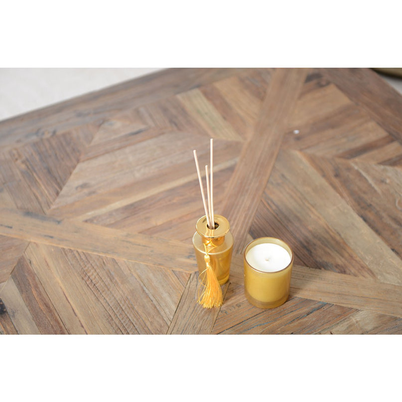 Vanille 7x7x8cm vanille parfumkaars