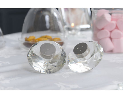 Zout en peperkristal 7 cm