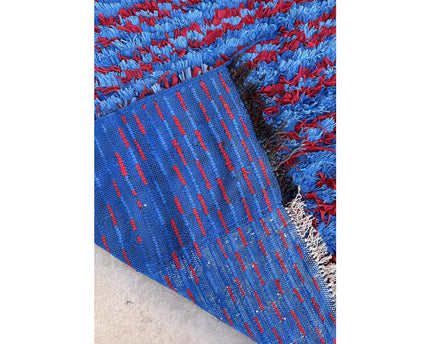 Marokkaans Berber-tapijt van gerecycled textiel 88 x 136 cm