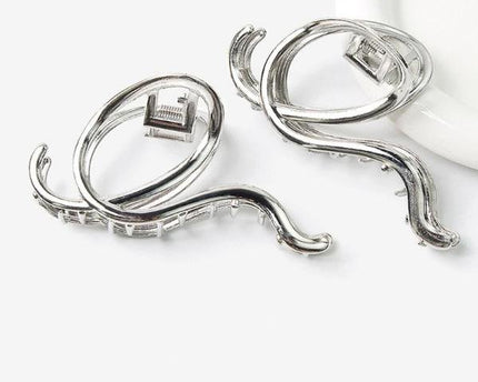 Muzieksnoer grote klauw metalen haarclips