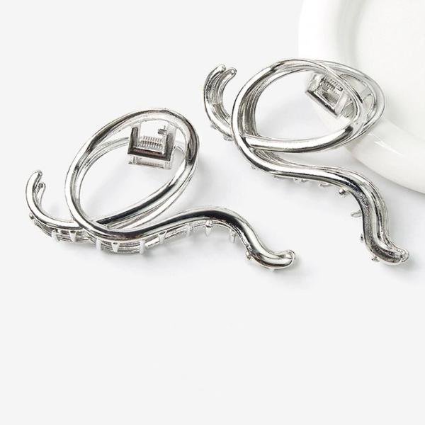Muzieksnoer grote klauw metalen haarclips