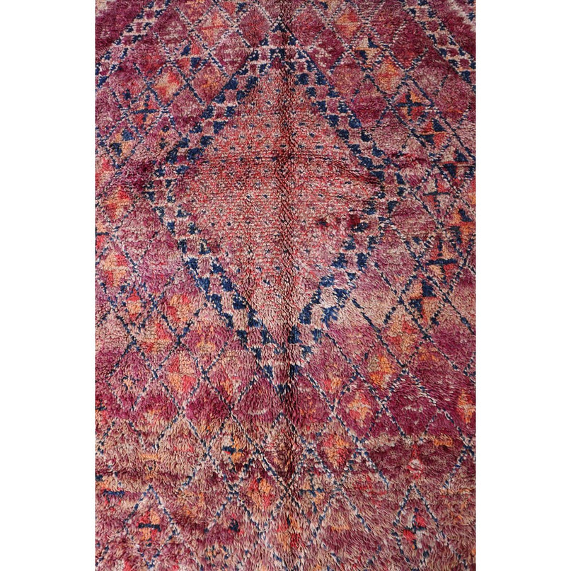 Zuiver wollen Marokkaans Berber-tapijt 186 x 367 cm
