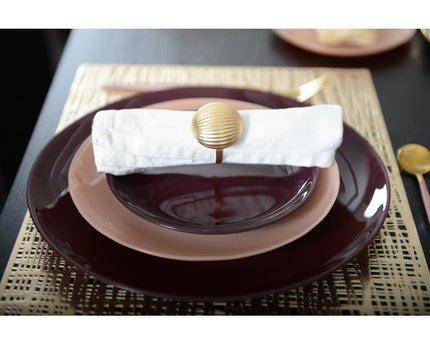 Set van 4 rondes van Matt Golden -knoppen