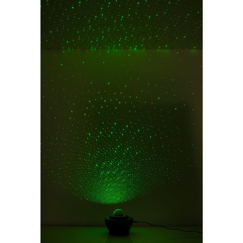 Atmosferische Galaxy LED -projector, decoratieve verlichting gemaakt van plastic, kleurrijke, geïntegreerde LED, voor binnen