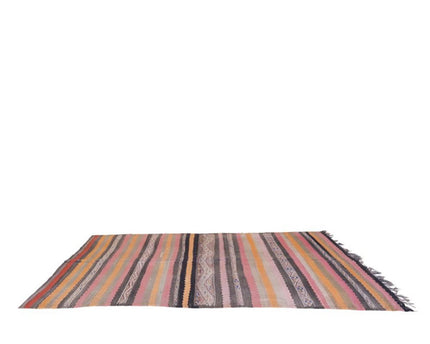 Zuiver wollen Marokkaans Kelim Berber tapijt 173 x 370 cm