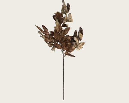 Herfstserie brown bladeren | Zijden kunstbloem | Lengte 66cm  1pcs