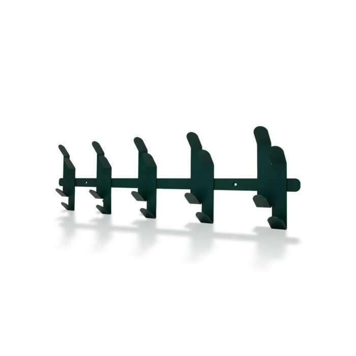 Gorillz Origami - Wandkapstok - 10 Dubbele - Kapstok Haken - Groen