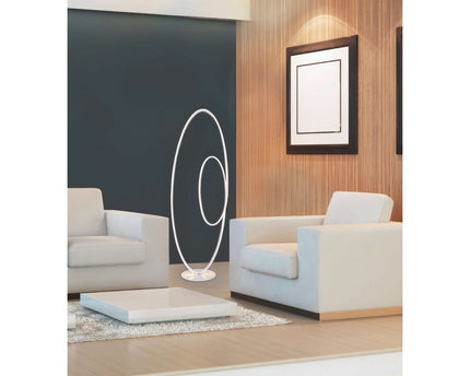 LED vloerlamp h: 120cm wit "Odrive"